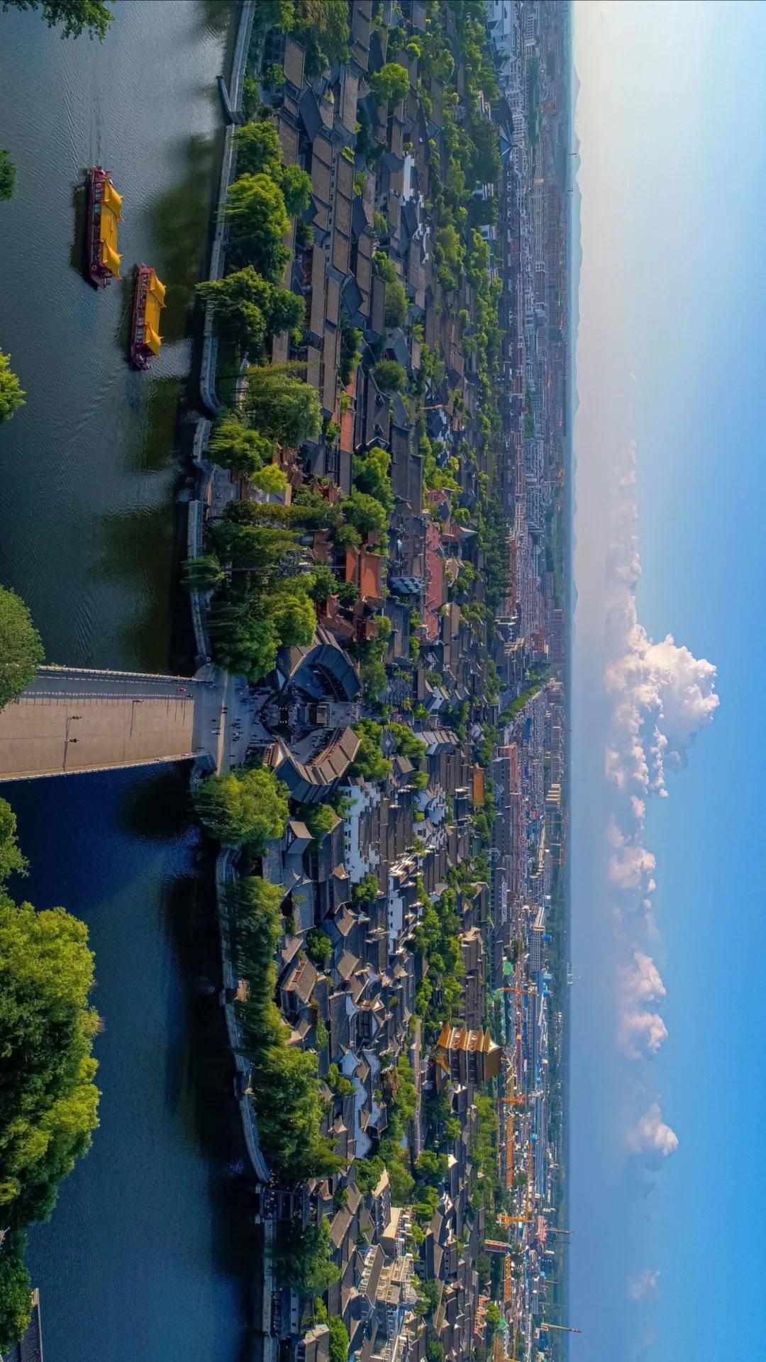 专属于夏天的超清大片和喜欢的人一起去台儿庄古城旅行