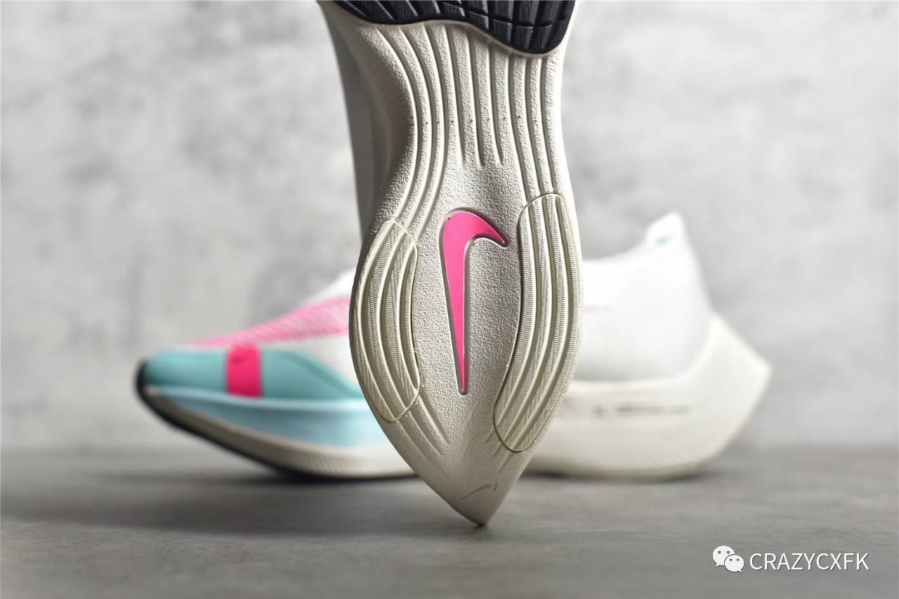 Nike|耐克马拉松 Nike Vaporfly Next% ZoomX 二代白绿粉泡棉?垫气?跑步鞋