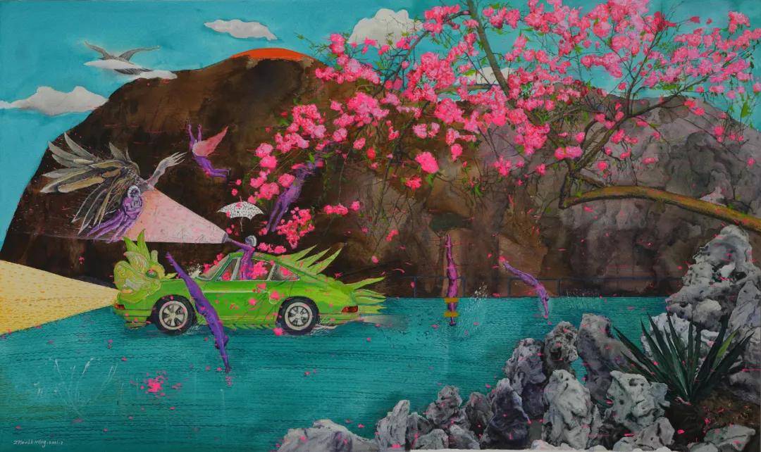 回顾2021年轮象由心生周立明个人作品展圆满开幕