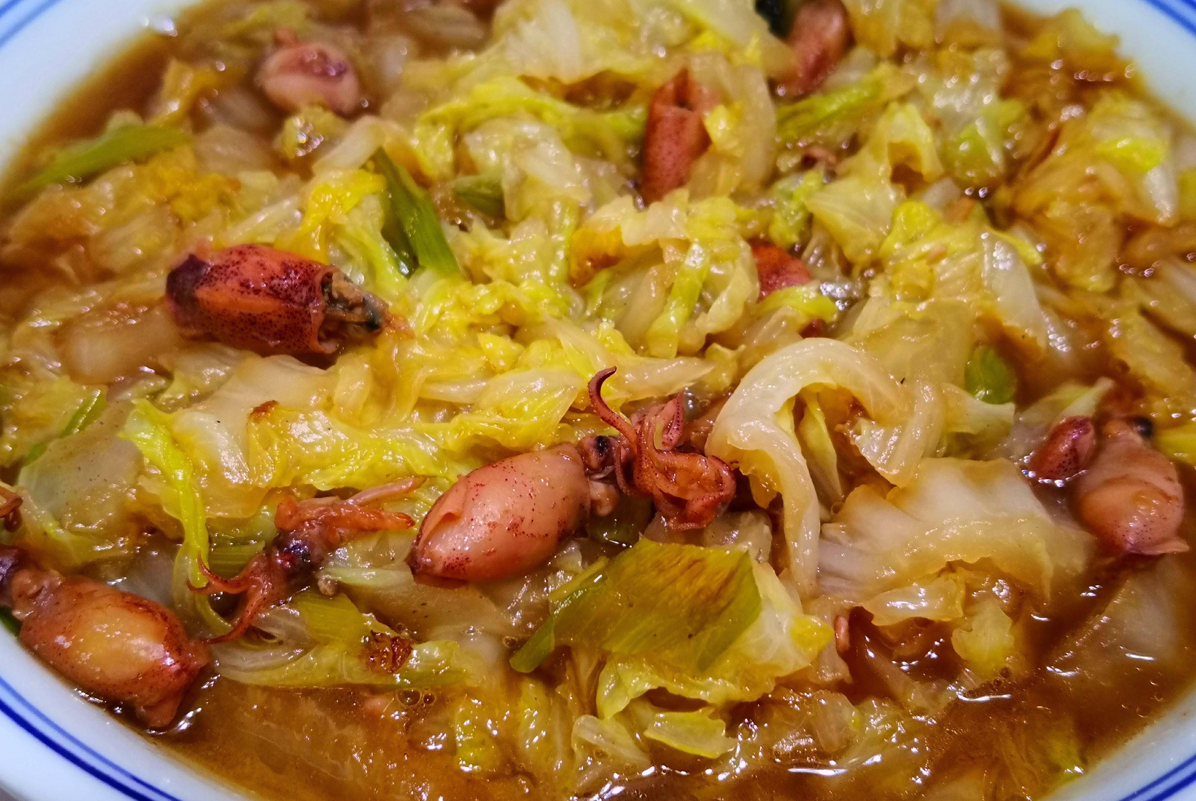 加入适量|晒我的周一早餐,却因1碗白菜走红了朋友圈,网友:又学会一道菜