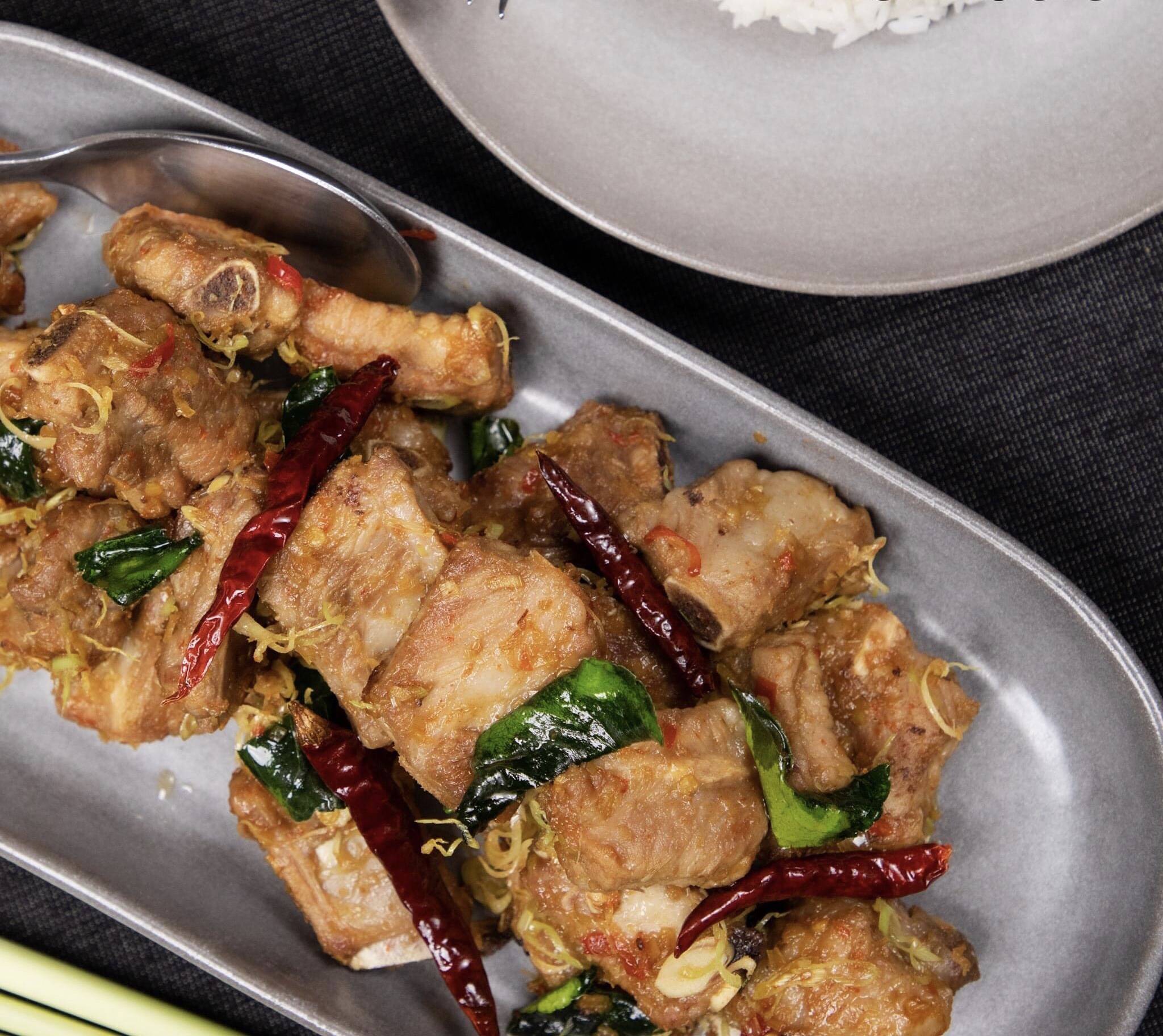 泰国美食,香茅排骨