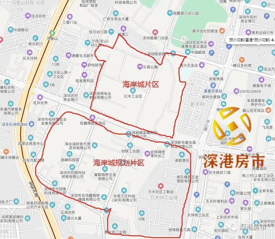 沙井村地图图片