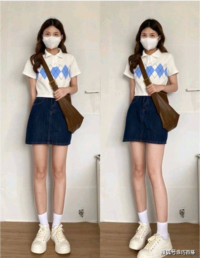 短裙|学院风怎么穿更日常？八组气质减龄的夏日搭配，助你美回学生时代