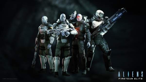 视觉|FPS《异形：火力小队》敌人主视觉图 合成人与变异体
