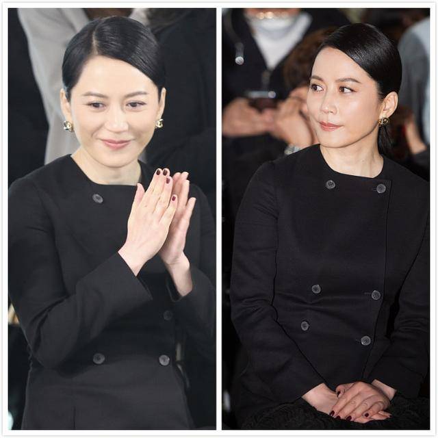 设计|"惊鸿仙子"俞飞鸿好优雅,身穿黑色长裙,一颦一笑皆是风情