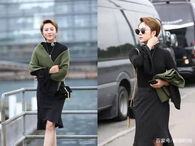 黑色|马丽的衣品原来这么好，穿黑色长西服太有范，高级感溢出屏幕