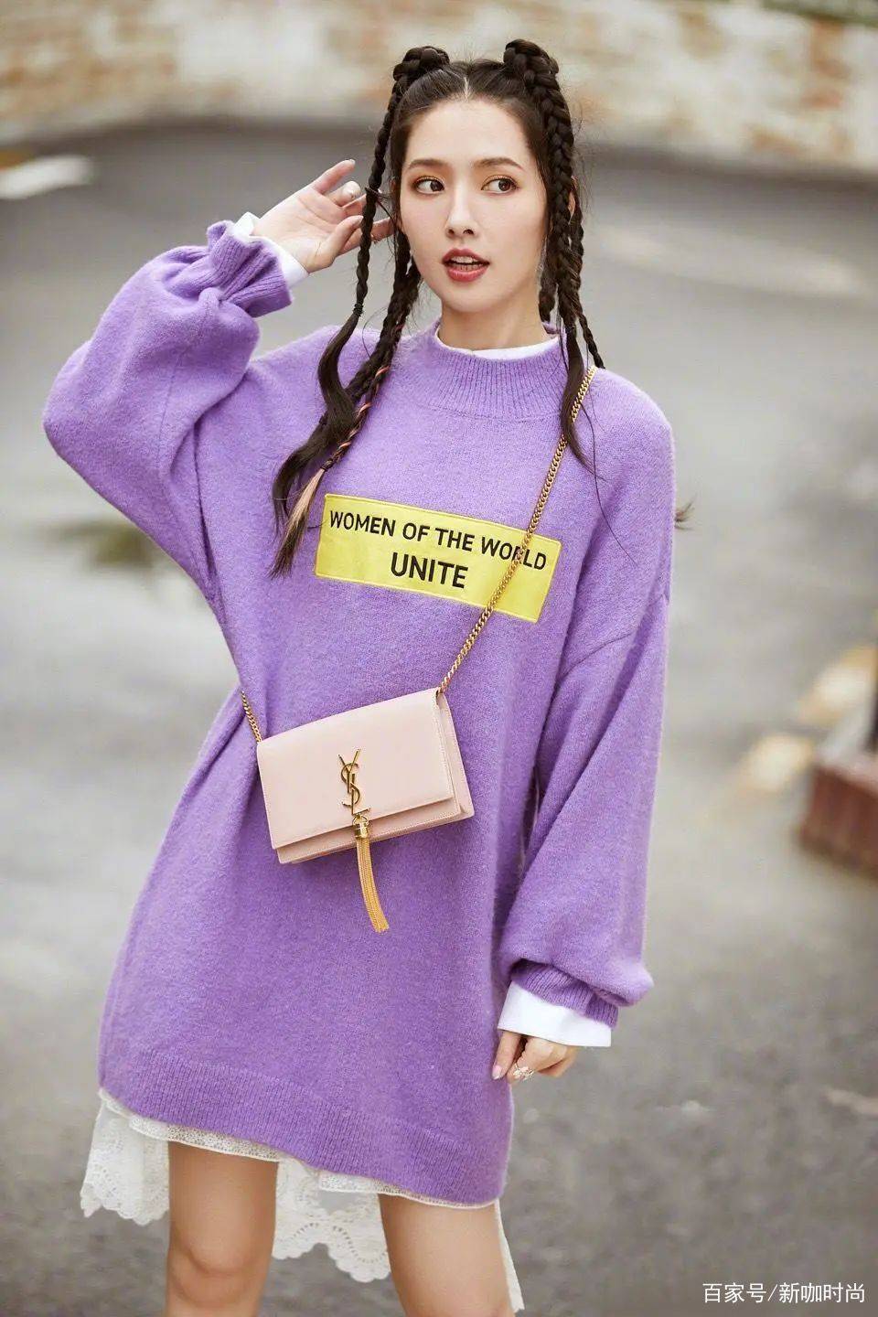 女神|郭碧婷气质太“仙儿”,穿飘逸花裙温柔又大气,女神范妥妥的!