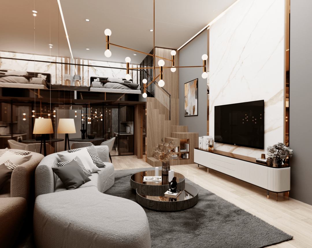 曼谷兰甘亨地区的唯一均为楼中楼公寓丨originplugampplay