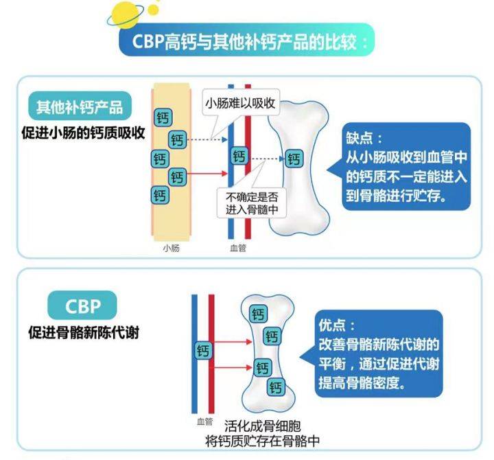 缺钙体质和生理性缺钙,补充CBP是改善的关键_骨骼
