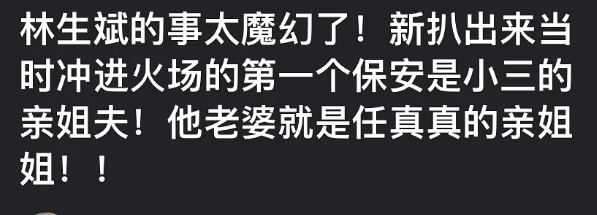 林生斌最新爆料 现任姐夫疑似证人保安 邻居曝夫妻已被带走调查 百闻 多维客