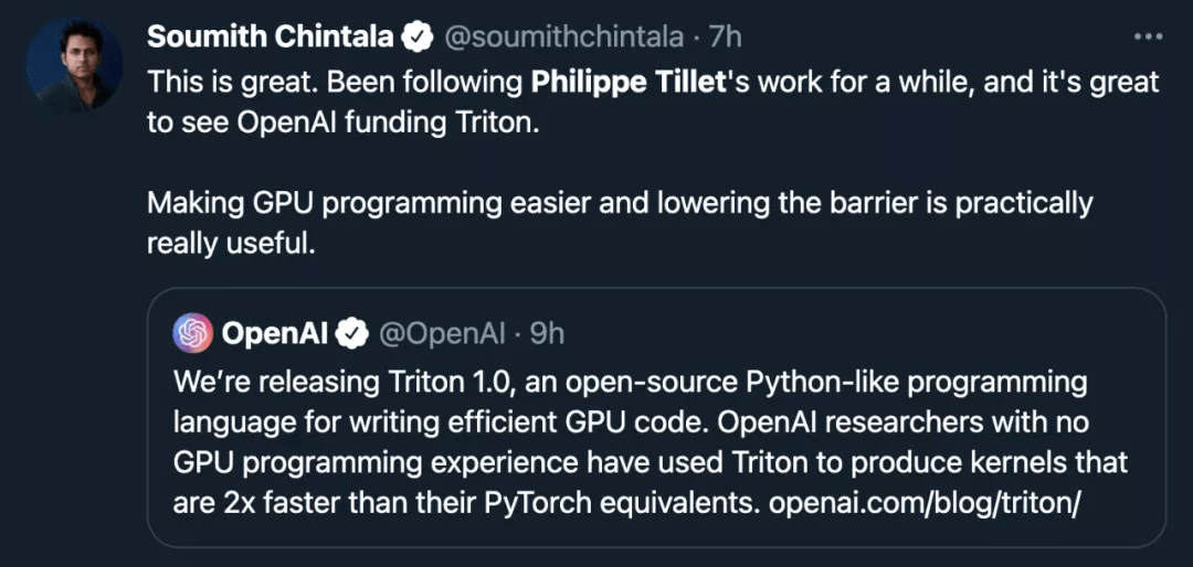 模型|在CUDA的天下，OpenAI开源GPU编程语言Triton，将同时支持N卡和A卡
