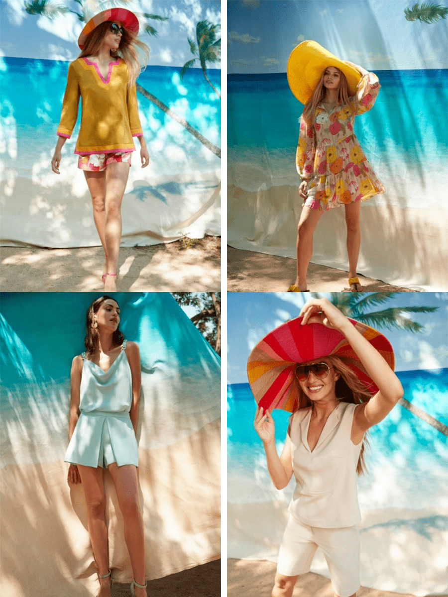 颜色|Trina Turk 2021春夏，这休闲中更有度假风情，热情中更有简约