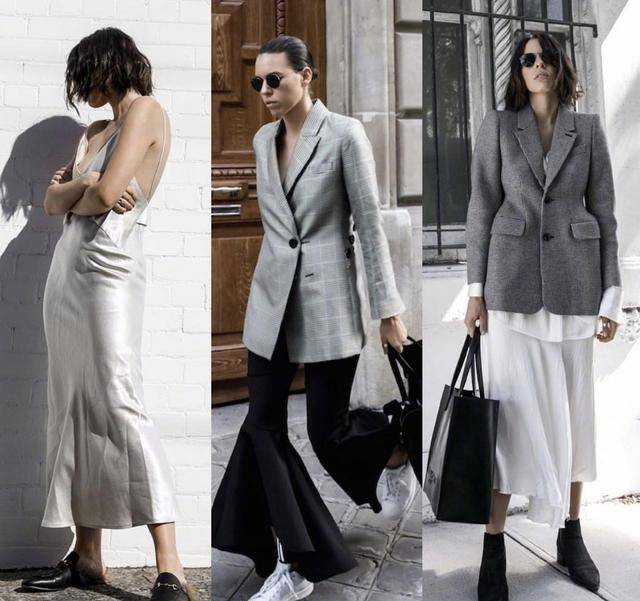 小白|直爽帅气的穿衣风格搭配一双中筒的靴子很有大家风范