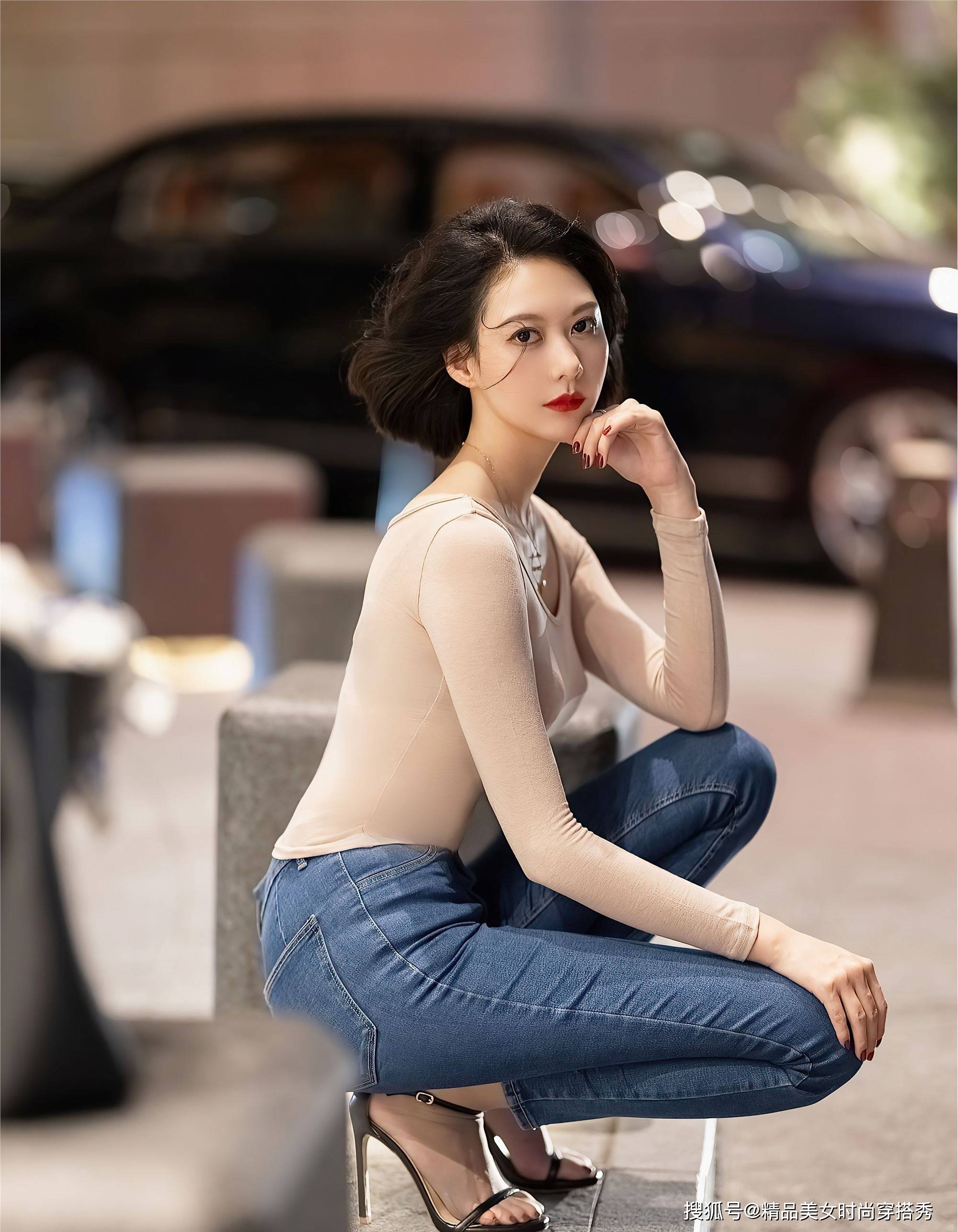长袖|简约大气的牛仔裤，简约大气又不失个性的时尚元素