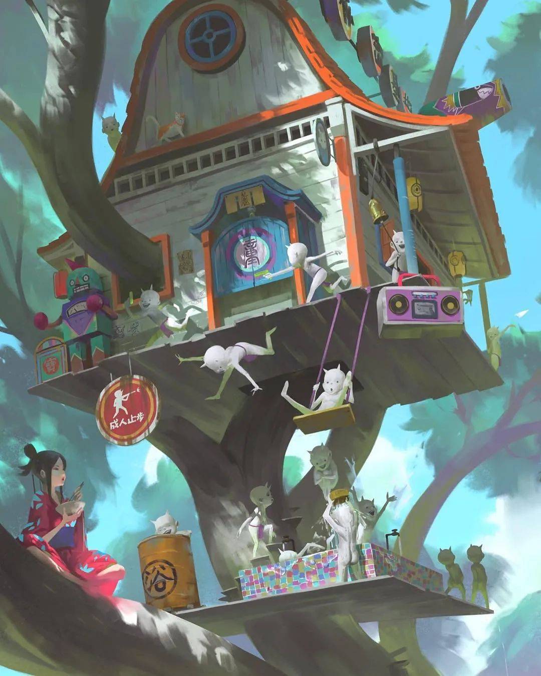 每日插画绝返童二刷那些不愿放弃的梦想我默默坚持