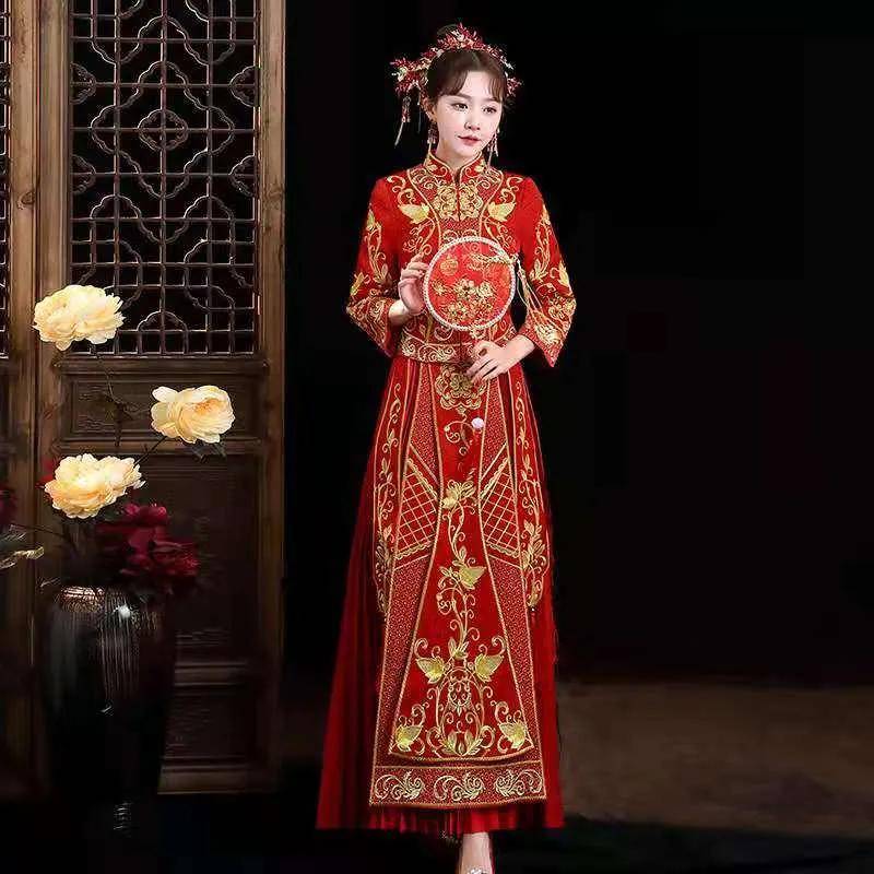 喜气|一袭中国红旗袍,让你跃然成为最美新娘,那实在是一种风景