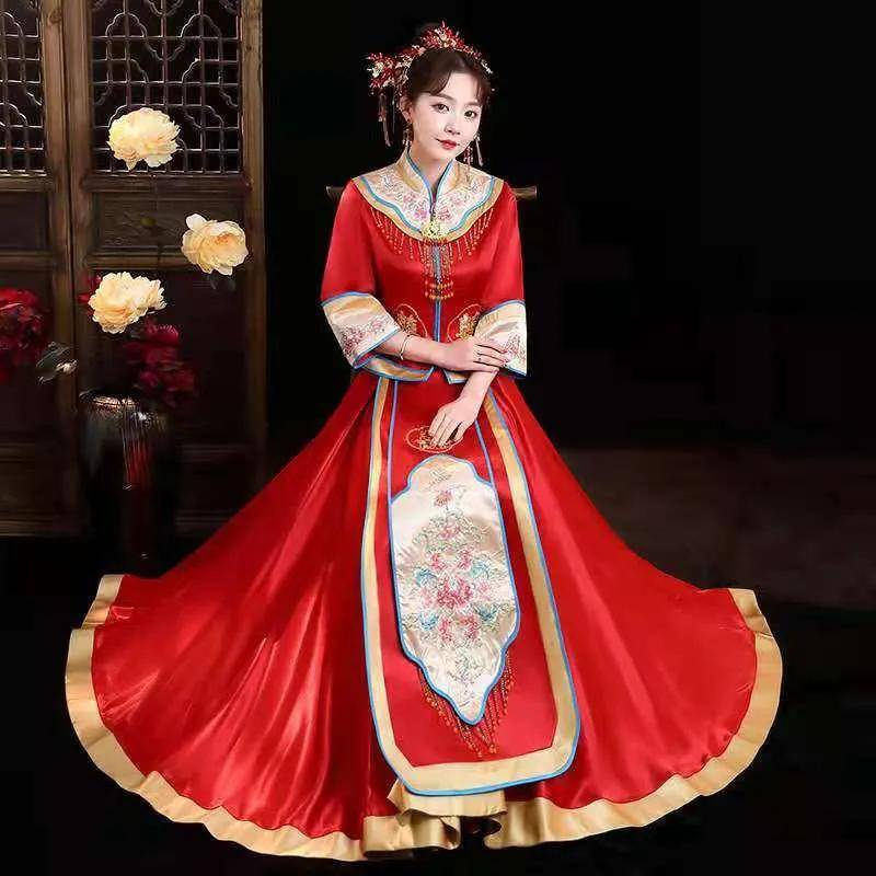喜气|一袭中国红旗袍,让你跃然成为最美新娘,那实在是一种风景