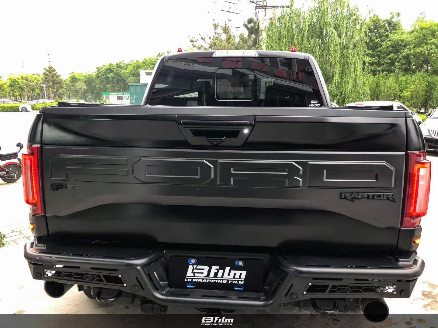 福特f150猛禽全车贴膜lbfilm改色膜陶瓷黑