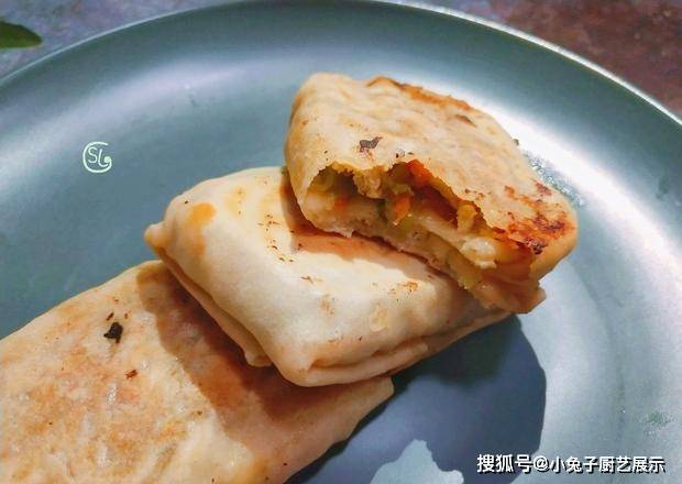 煎饼|太喜欢吃这个早餐了,做法简单,还美味,一周做三次,营养又解馋
