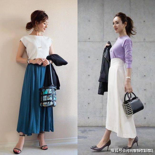 身材|只要“2条裤子和裙子”,就能搭出不同风格,她是如何做到的?