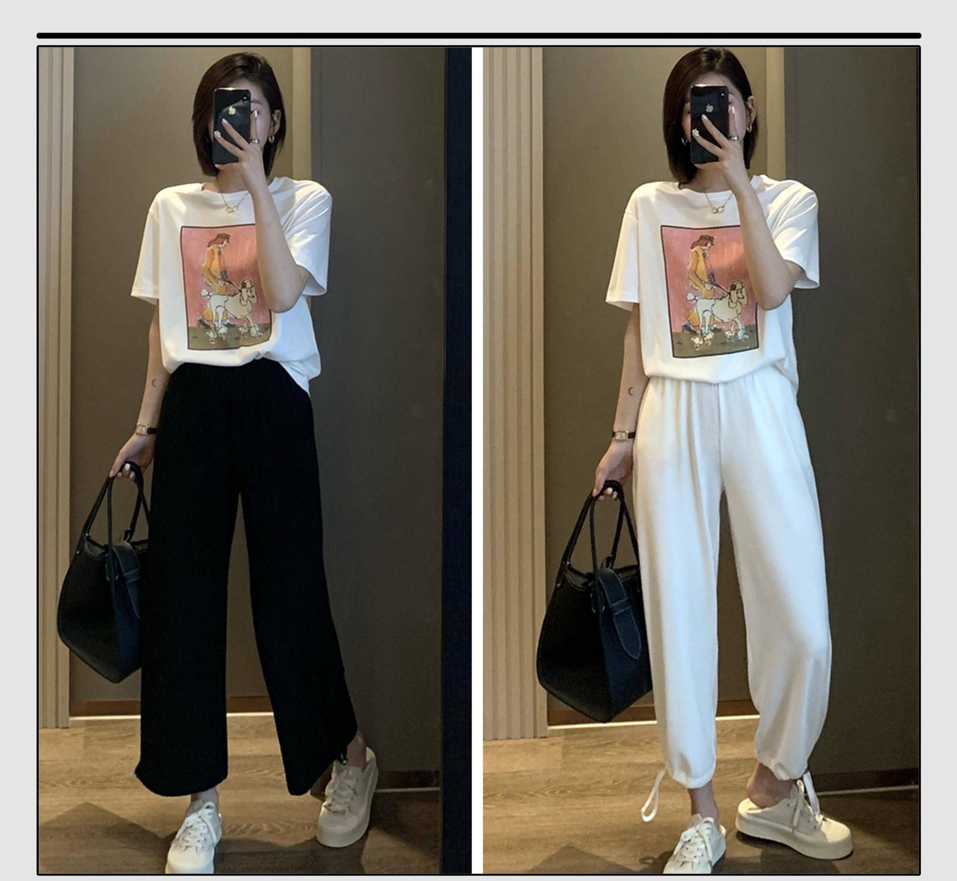 黑色|肩宽背厚、小肚子、手臂粗、纸片人，怎么选T恤能弥补身材缺点？