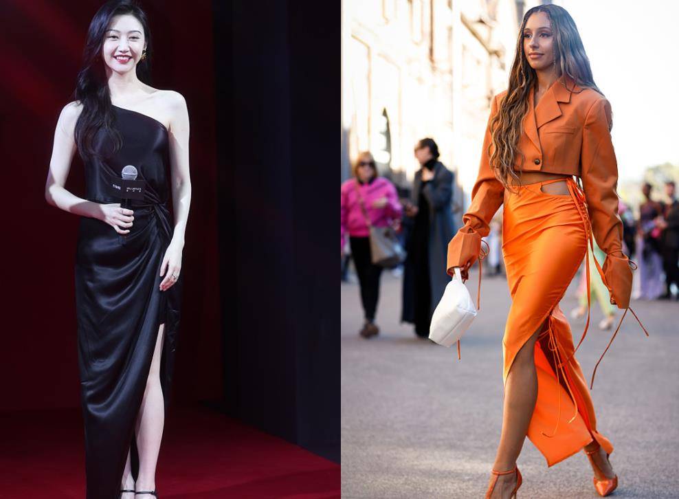 设计|穿开叉裙显高又显瘦,小个子人群就靠它了