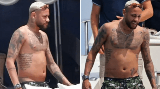 原创大巴黎输球,内马尔仍在度假中,因身材走样,而受到批评