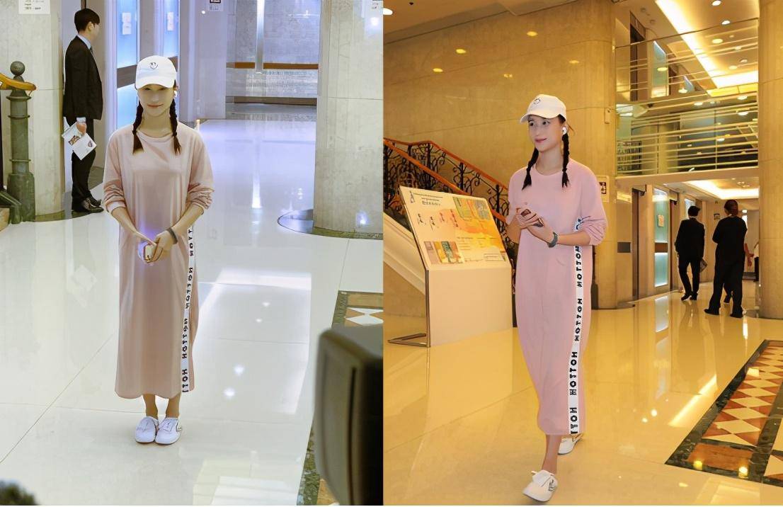 卫衣|赌王千金何超莲私服随性，紧身卫衣配高腰裤，一双长腿真晃眼