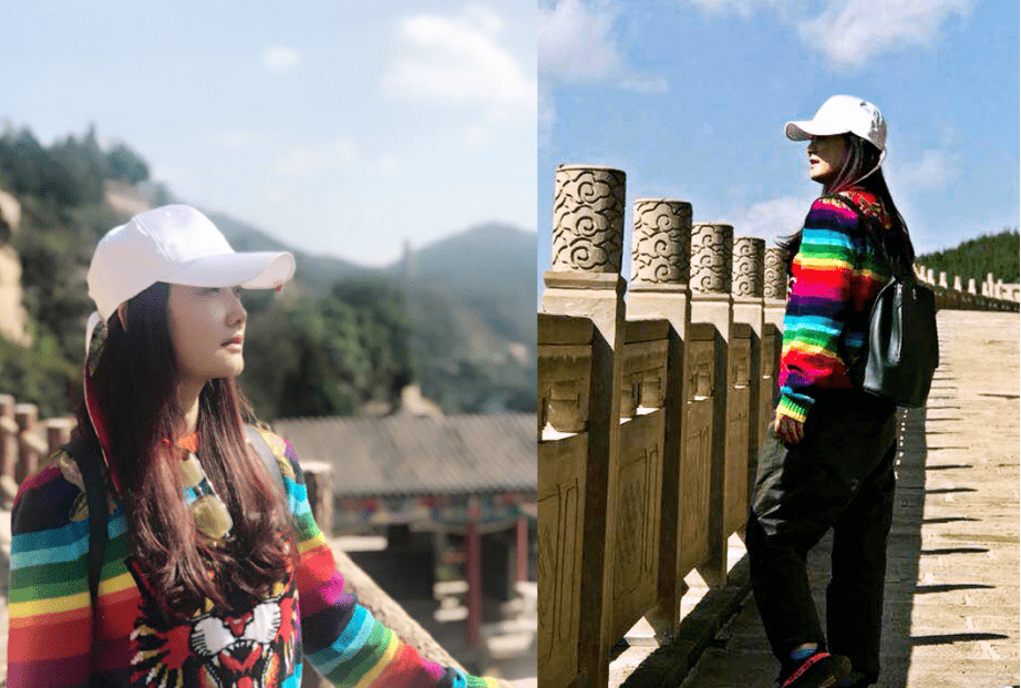 荧光|“凤凰传奇”玲花也很潮，穿针织背心戴眼镜，打扮不像中年女人