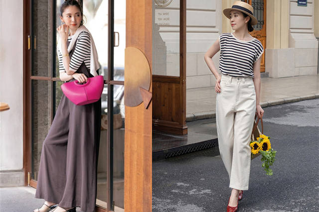 右图|会穿的女人，基本款也能穿出高级感，极简穿搭凸显迷人的魅力