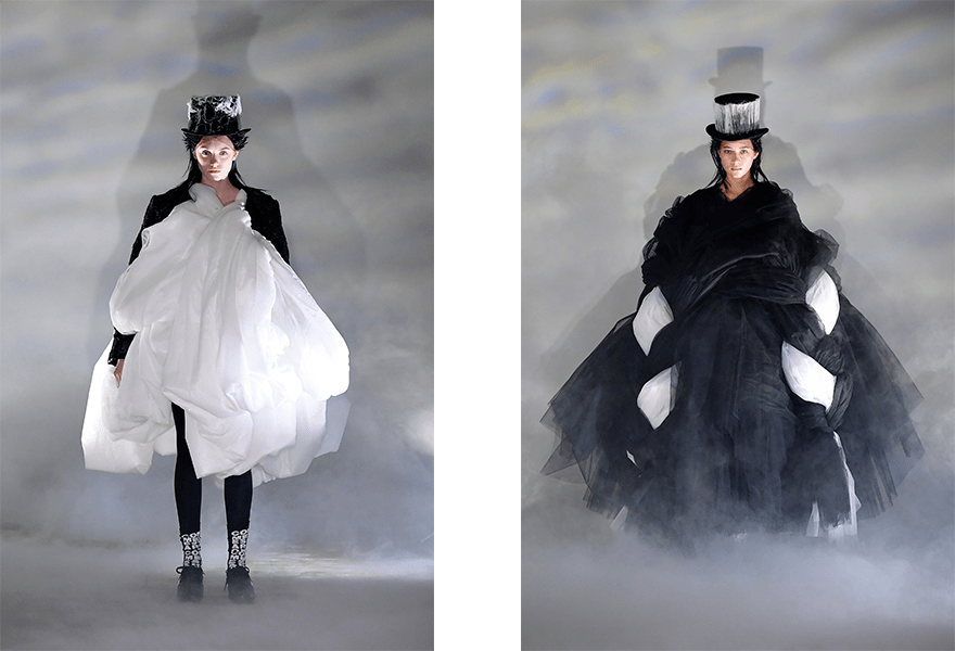 黑色|Comme des Garcons 2021秋冬系列，大量黑色会感到诡异吗？想象力和创造力时髦