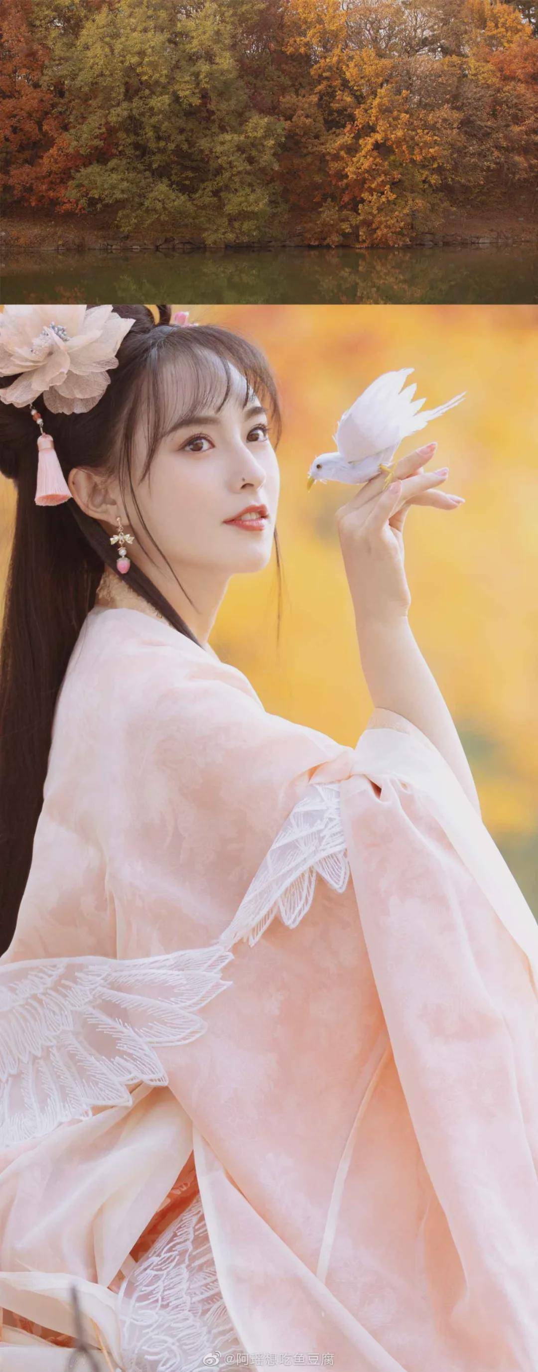 摄影|汉服小仙女：山野千里，有你欢喜