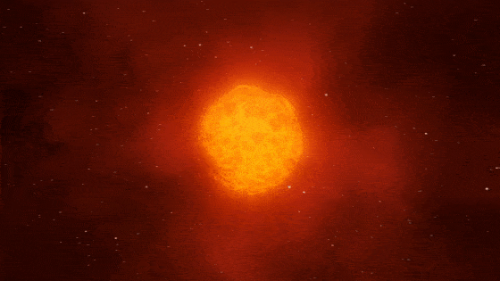 原创430光年外红超巨星亮度骤降35或是因为巨型黑子