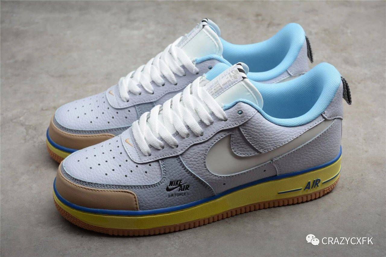 Nike|空军一号蓝罐曲奇 Blue Pot Cookies Air Force 1 Premium Nike 耐克运动鞋