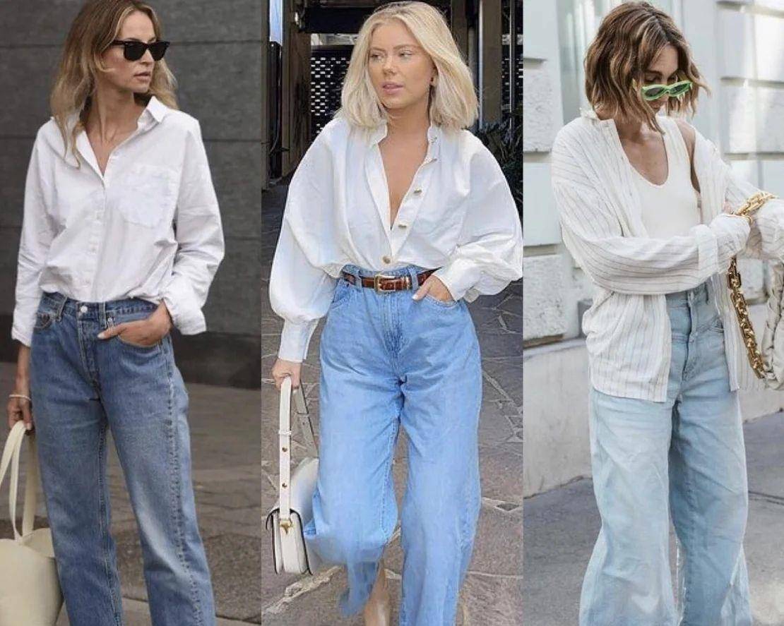 下装|穿衬衫是“老气”还是“洋气”，关键看选款和下装，时髦又高级