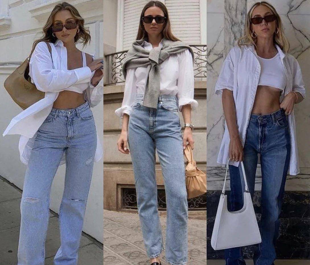 下装|穿衬衫是“老气”还是“洋气”，关键看选款和下装，时髦又高级