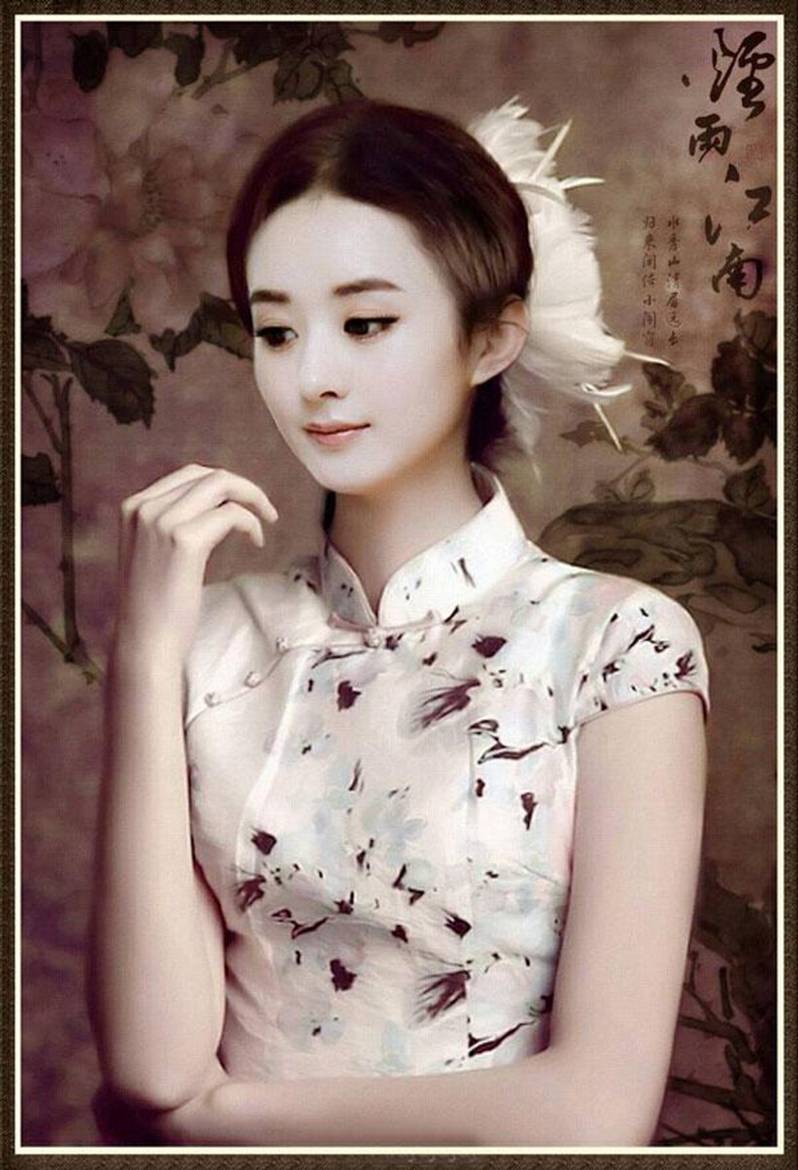 符合中国|女星穿旗袍，刘亦菲温婉复古，李沁美若惊鸿，她穿旗袍美哭了网友！