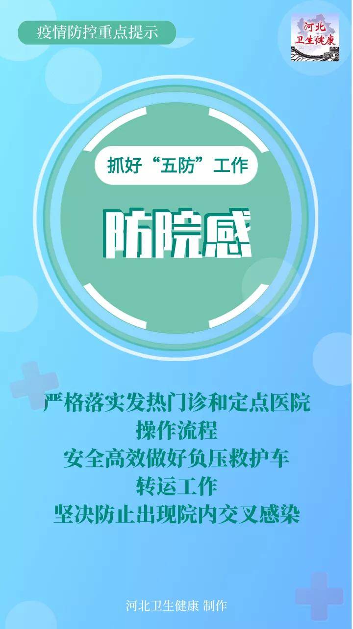 防控|疫情防控重点提示：“五防”工作要抓好