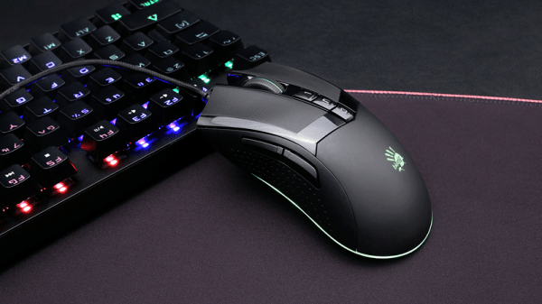 免驱灵敏调校系统 血手幽灵a90max灵敏调校rgb彩漫鼠_鼠标