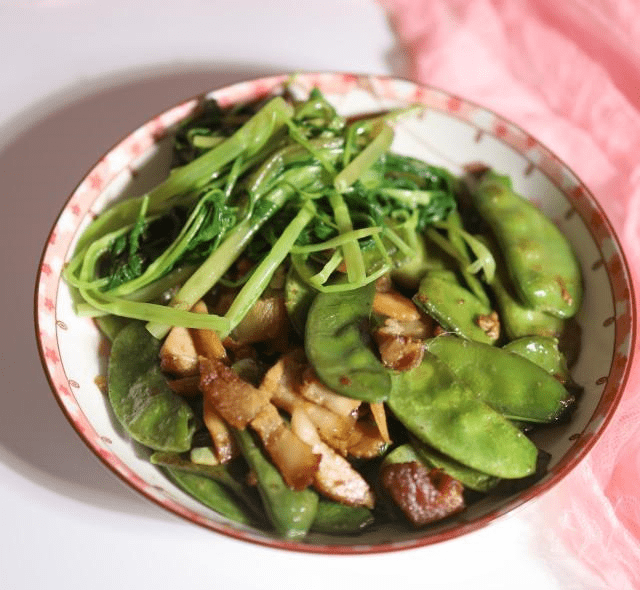 原料|五花肉炒扁豆，簡單家常菜，鮮香下飯