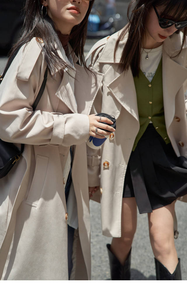 下半身|入秋最好的证明就是穿上风衣，时髦女孩必备