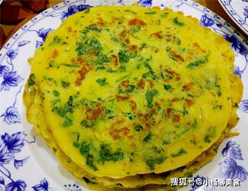 步骤|1分钟就学会的早餐，手不沾面，一搅一煎就出锅，厨房小白也能会