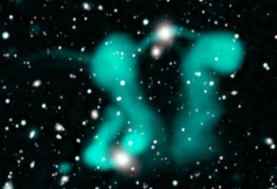 事情|科学家在星系附近发现奇怪的“电子云”