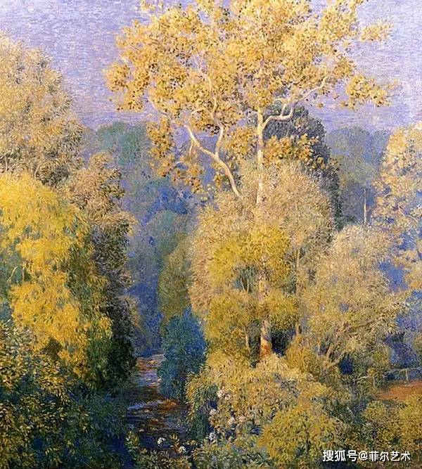 大气,自然,漂亮~美国印象派画家丹尼尔·加伯风景油画作品欣赏