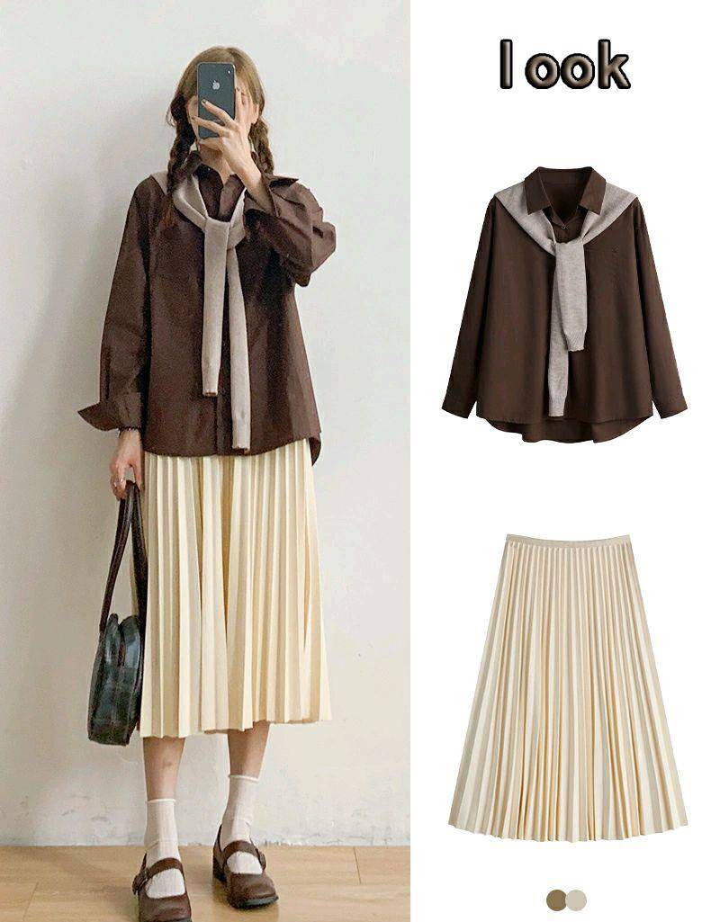 设计|今年秋天的流行色系穿搭，不是黑白灰，而是大地色，复古又高级