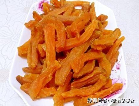 食品|自制红薯干,晾晒前多加1个步骤,焦软不干硬,比外面卖的还好吃