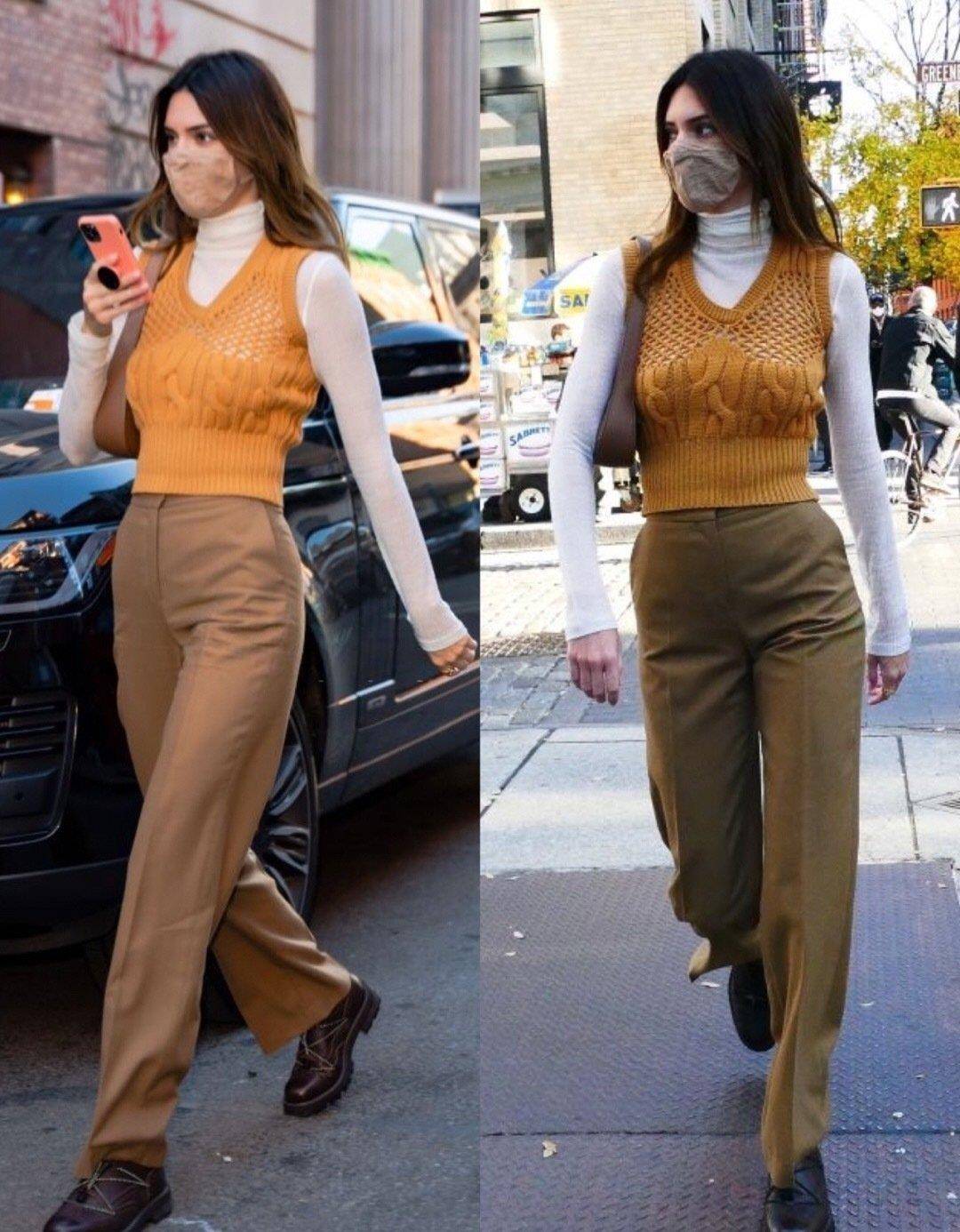 设计|今年秋天的流行色系穿搭，不是黑白灰，而是大地色，复古又高级