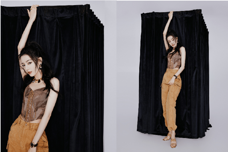 上衣|看齁甜剧《你是我的荣耀》，跟着热巴学穿搭！！