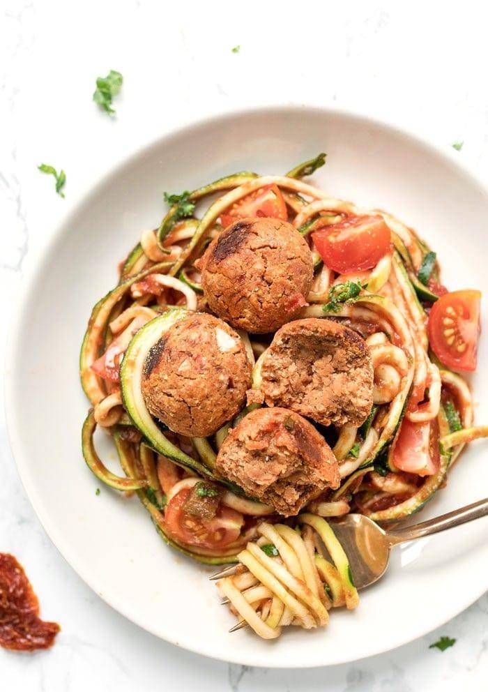 素食|完美的素食肉丸，外酥里柔