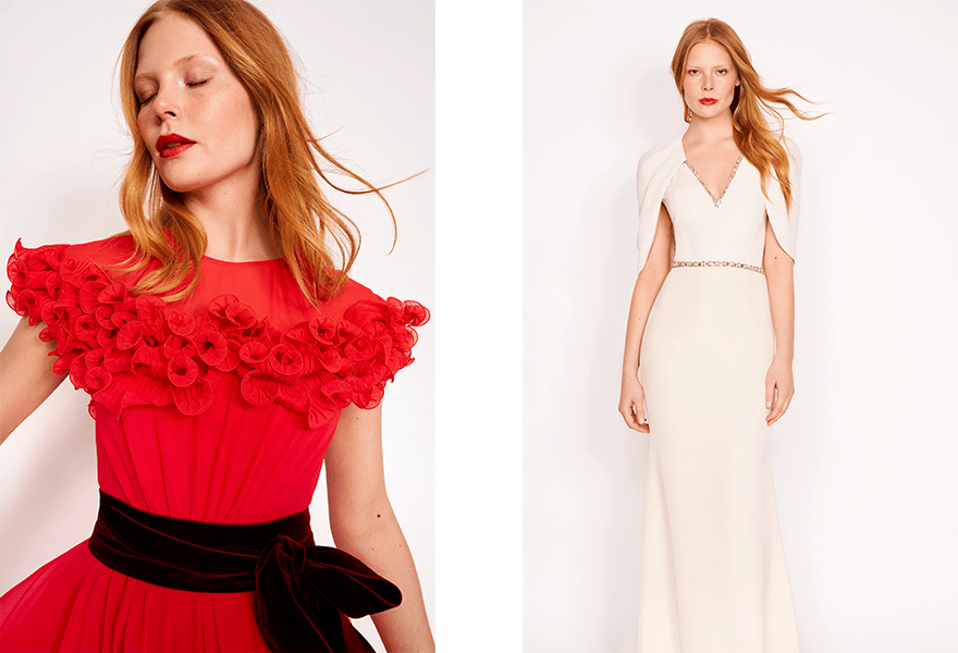 羽毛|Jenny Packham 2021秋冬系列，金属亮片光芒四射，羽毛流苏浪漫飘逸
